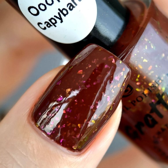 Лак для ногтей Grattol Color Nail Polish Ooops! Capybaras  9ml